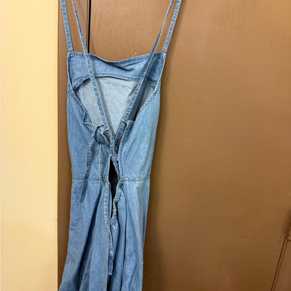 Denim Open Back Mini - Picture 2 of 2